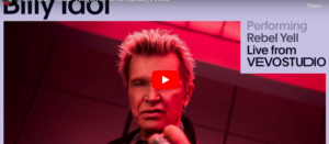 Billy Idol Rocks Vevo with Exclusive ‘Rebel Yell’ Performance