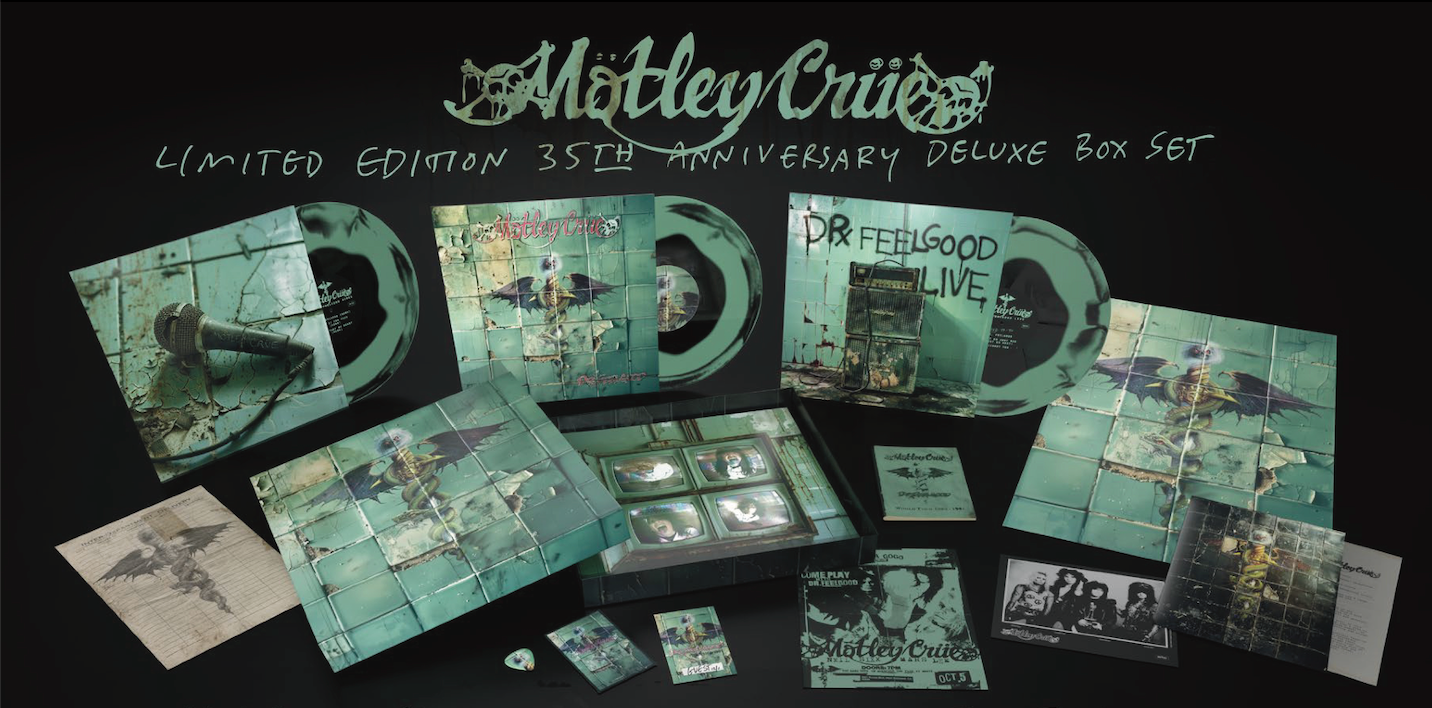 Mötley Crüe to Release Limited Edition Box Set Celebrating 35th Anniversary of Dr. Feelgood