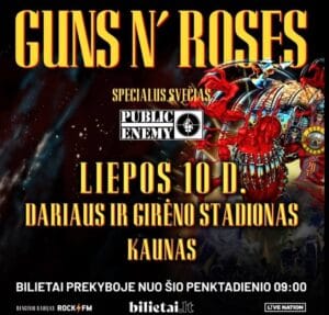 Guns N’ Roses live in Kaunas, Lithuania – Live Updates